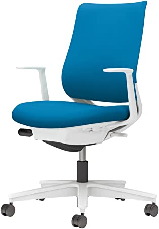 ★ポイント最大16倍★【送料無料】- チェア　ミトラ2　L型肘コクヨ 品番 C04-W190CW-E1T4T41 ホワイトグレー／ターコイズ atk 6667-7598　66677598 -【キスパ家具】