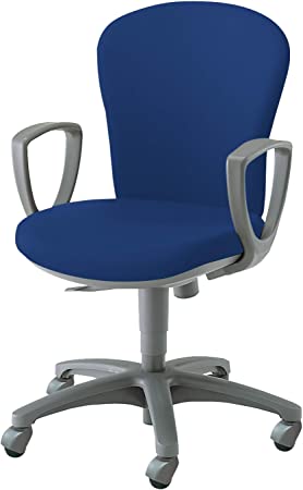 ★ポイント最大16倍★【全国配送可】- 回転イス　レグノ2　ローバックサークル肘コクヨ 品番 CR-G211F4HSN65-VN ディープマリン atk 6668-9720　66689720 -【キスパ家具】