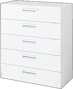 ★7/4-11 P最大27倍★【全国配送可】- システム収納　エディア　ラテラル5段コクヨ 品番 BWU-L5A58SSAWN ホワイト atk 5954-7358　59547358 -【キスパ家具】