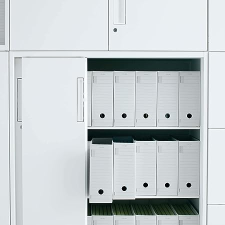 ★8/4-11 P最大27倍★【全国配送可】- システム収納 エディア 3枚引き違い戸コクヨ 品番 BWU-HD339SAWN ホワイト atk 6275-0363 62750363 -【キスパ家具】