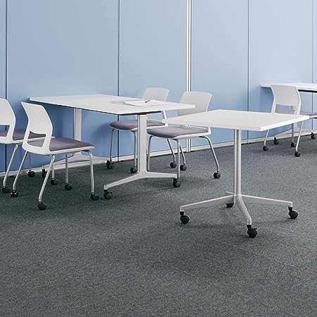 ★8/4-11 P最大27倍★【全国配送可】- ミーティングJUTO 単柱 キャスターコクヨ 品番 MT-JTJR77S81MAW-C フラットシルバー/ホワイト atk 6277-4741 62774741 -【キスパ家具】 [2]