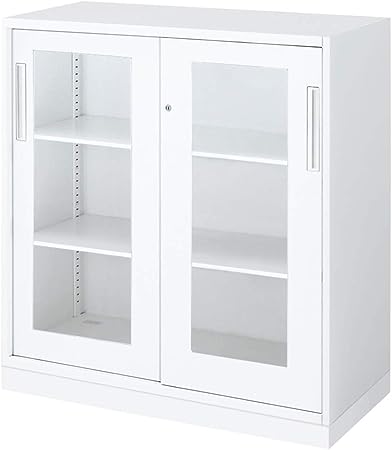 ★3/28-29 P最大27倍★【全国配送可】- システム収納　エディア　ガラス引き違い戸 品番 BWU-HGD249DSAWNN atk 6387-3184　63873184 -【キスパ家具】