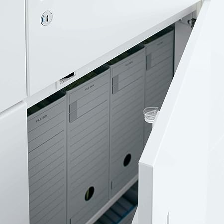 ★7/19-26 P最大27倍★【全国配送可】- システム収納 エディア ガラス引き違い戸コクヨ 品番 BWU-HGD258SSAWNN ホワイト atk 6387-3245 63873245 -【キスパ家具】 [2]