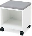 ★6/4-11 P最大27倍★【全国配送可】- システム収納 エディア モバイルスツールコクヨ 品番 BWU-WF44SAWHSNE5 ホワイト/ダルグレー atk 6387-4709 63874709 -【キスパ家具】(3)