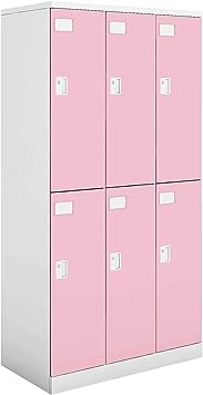 ★ポイント最大16倍★【全國配送可】- ロッカー　Cfort　6人用コクヨ 品番 NLK-L630SAW9F ホワイト／ホワイトピーチ atk 6388-7129　63887129 -【キスパ家具】