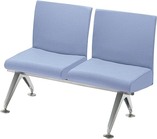 ★ポイント最大16倍★【全国配送可】- ロビー コレッティ2 2連肘無コクヨ 品番 CN-4202VZ62 ライトマリン atk 6482-1306 64821306 -【キスパ家具】