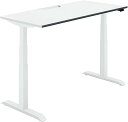 ★9/19-24 P最大27倍★【全国配送可】- デスク シークエンス 平机ソフトFレバー 品番 DSE-LSA1507F-SWPW2 atk 6605-2722 66052722 -【キスパ家具】