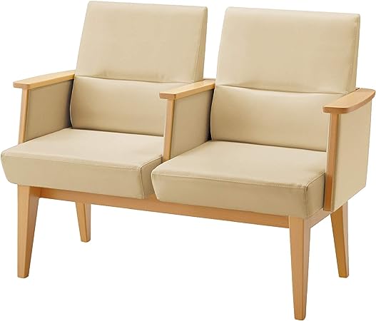 ★いまだけ！ポイント最大16倍★【全国配送可】- ロビー　レフィナ　2人用R無肘付ミドル 品番 NRF-M2ANS-W2111111 atk 6627-4582　66274582 -【キスパ家具】