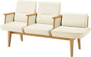 ★ポイント最大16倍★【全国配送可】- ロビー レフィナ 3人用左R肘付ミドルコクヨ 品番 NRF-M3ALS-W21MWMW1 ナチュラル/クリームホワイト atk 6627-6111 66276111 -【キスパ家具】