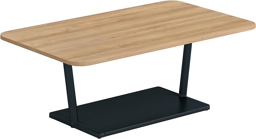 ★ポイント最大16倍★【全国配送可】- ラウンジテーブル　リージョン　T字脚コクヨ 品番 LT-RG127LE6AMY3N ブラック／ティンパーミディアム atk 6670-4898　66704898 -【キスパ家具】