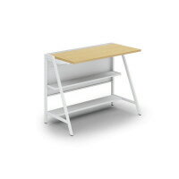 ★7/19-26 P最大27倍★【全国配送可】- ストラタ　スタンダードデスク　H900　W900　ナチュラルオークコクヨ 品番 DST-S0906YN-SWT11 ホワイト／ナチュラルオーク atk 6628-4642　66284642 -【キスパ家具】