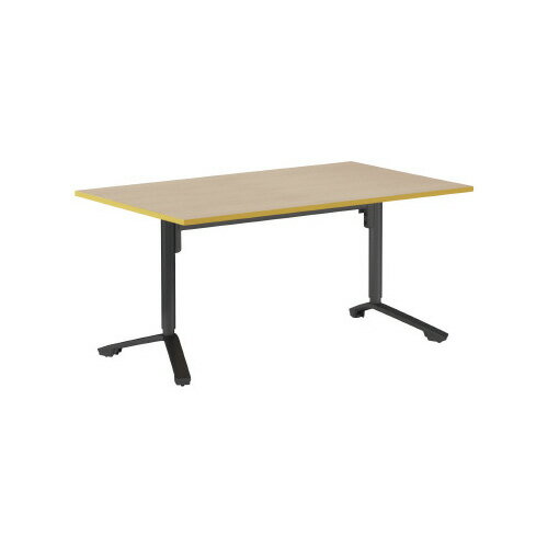 ★ポイント最大16倍★【全国配送可】- イニシア　角形天板W1500×D900　シャルトルーズイエローコクヨ 品..