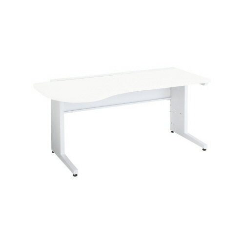 ★ポイント最大16倍★【送料無料】- 診察デスク　ラウンドタイプ　W1600D850　天板ホワイト HIF-R1608L-S..