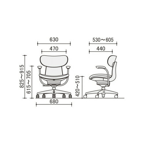 ★ポイント最大16倍★【全国配送可】- ingLIFE 5本脚 背/Wアッシュ 座/ブラック Wコクヨ 品番 C05-B11CGW-BKB6701 ブラック/ブラック atk 6692-5934 66925934 -【キスパ家具】 [2]