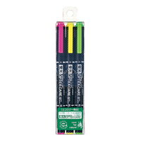 ★いまだけ！ポイント最大16倍★【在庫品は翌営業日発送】-ato5151-5614 蛍光オプテックス　ケア（3色セット）　ピンク＋黄＋緑 1ケ 51515614 ゼブラ WKCR1-3C -【＠オフィス】