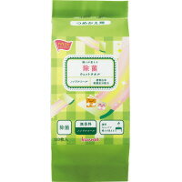 ★12/19-26 最大P27倍★【在庫品は翌営業日発送】-ato6534-6136 パ）残りが見える除菌ウェットタオル　ノンアルコール　詰替用　110枚×4 1ケ 65346136 カウネット 4254-8430 -【＠オフィス】