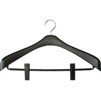 ★ポイント最大16倍★【在庫品は翌営業日発送】-ato6537-8861 リバースジャケットクリップハンガー　クリップ付き　●肩厚／40mm 1ケ 65378861 シンコハンガー 732588 -【＠オフィス】