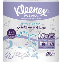 ★ポイント最大16倍★【在庫品は翌営業日発送】-ato6664-3890 クリネックス　シャワートイレ用　114mm×35m　ダブル　8ロール 1ケ 66643890 日本製紙クレシア 28702 -【＠オフィス】