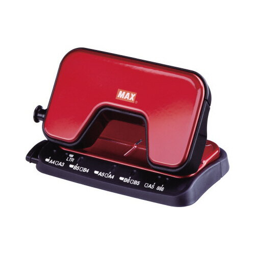 ★ポイント最大16倍★【在庫品は翌営業日発送】-ato2005-6544 中空パンチスクーバDP−15T／R　赤　15枚穿孔タイプ　中空刃仕様 1ケ 20056544 マックス DP-15T/R -【＠オフィス】