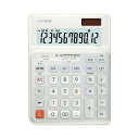 ★合計¥3,980以上で送料無料★【在庫品は翌営業日発送】-ato2026-6752 カシオ 人間工学電卓 DE-12D-WE-N 1ケ 20266752 カシオ計算機 DE-12D-WE-N -【@オフィス】