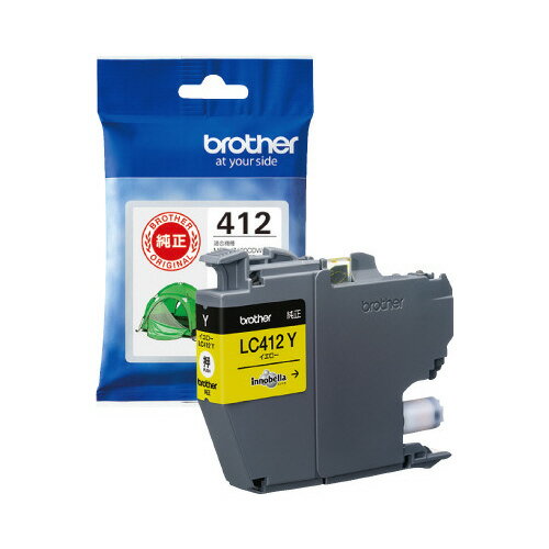 ★ポイント最大16倍★【在庫品は翌営業日発送】-ato2028-5463 インクカートリッジLC412Y イエロー 1ケ 20285463 ブラザー LC412...