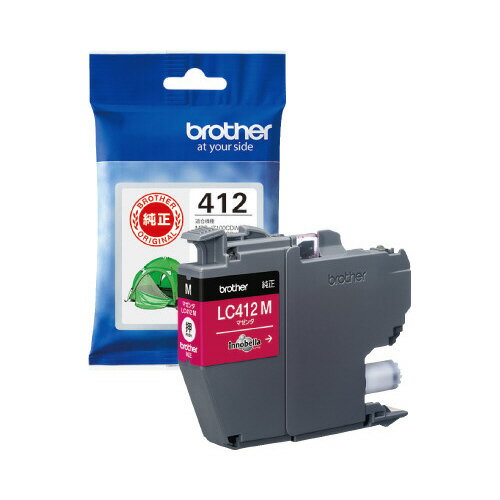 ★ポイント最大16倍★【在庫品は翌営業日発送】-ato2028-5494 インクカートリッジLC412M マゼンタ 1ケ 20285494 ブラザー LC412...