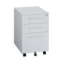 ★合計\3,980以上で送料無料★【在庫品は翌営業日発送】-ato2054-1460 スチールデスクワゴン3段 390ホワイト 1ケ 20541460 カウネッ...