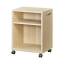★合計\3,980以上で送料無料★【在庫品は翌営業日発送】-ato2054-1514 木製デスク下ワゴン 天板付 ナチュラル 1ケ 20541514 白井産業 ...
