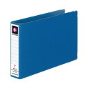 ★ポイント最大16倍★【在庫品は翌営業日発送】-ato5102-7612 データバインダーT T6×Y10 12穴 28ミリとじ 約280枚収容 青 1ケ 51...