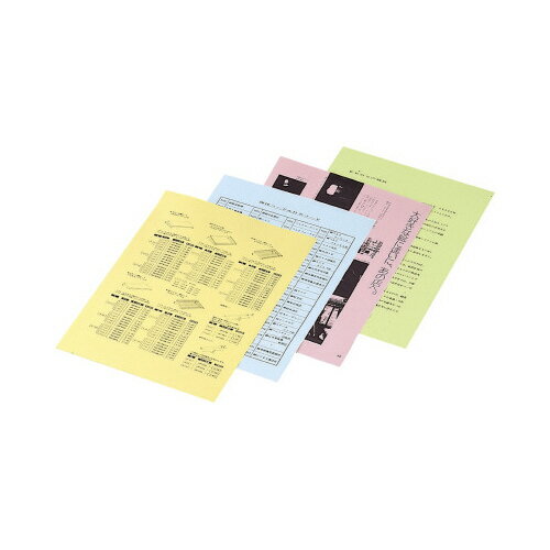 ★ポイント最大16倍★【在庫品は翌営業日発送】-ato5105-1648 PPCカラー用紙(共用紙) FSC認証 A4 100枚 64g平米 黄 1ケ 5105...
