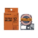 ★合計¥3,980以上で送料無料★【在庫品は翌営業日発送】-ato5126-6547 テプラPROテープカートリッジ (蛍光色) オレンジに黒文字 12mm幅 1ケ 51266547 キングジム SK12D -【@オフィス】