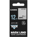 ★ポイント最大16倍★【在庫品は翌営業日発送】-ato5156-7491 ネームランド テープカートリッジ 強粘着テープ 透明に黒文字12mm幅 1ケ 5156...