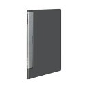 ★8/4-11 P最大27倍★【在庫品は翌営業日発送】-ato5239-0371 クリヤーブック ウェーブカットポケット A3縦 固定式20枚ポケット 濃灰 1...