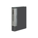 ★ポイント最大16倍★【在庫品は翌営業日発送】-ato5239-0647 クリヤーブック ウェーブカットポケット A4縦 固定式100枚ポケット 濃灰 1ケ 52390647 コクヨ ラ-T590DM -【@オフィス】
