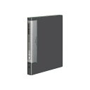 ★ポイント最大16倍★【在庫品は翌営業日発送】-ato5239-0838 クリヤーブック ウェーブカットポケット A4縦 替紙式25枚ポケット30穴 濃灰 1ケ 52390838 コクヨ ラ-T730DM -【@オフィス】