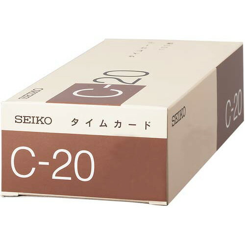 ★ポイント最大16倍★【在庫品は翌営業日発送】-ato5416-6202 タイムカードC−20 20日締 1ケ 54166202 セイコーソリューシ...