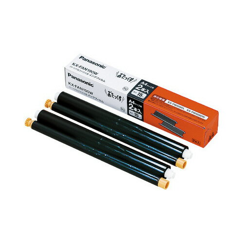 ★ポイント最大16倍★【在庫品は翌営業日発送】-ato5744-4840 おたっくす用普通紙FAXインクフィルム 2本入 KX−FAN190W 1ケ...