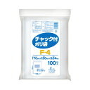 ★合計¥3,980以上で送料無料★【在庫品は翌営業日発送】-ato5892-0053 チャック付ポリ袋 タイトルスペース付 A6 1ケ 58920053 オルディ F-4 -【@オフィス】