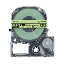 ★合計¥3,980以上で送料無料★【在庫品は翌営業日発送】-ato5892-2606 テプラPROテープカートリッジ マットラベル 緑に黒文字12mm幅×8m 1ケ 58922606 キングジム SB12G -【@オフィス】