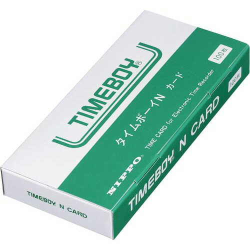 ★ポイント最大16倍★【在庫品は翌営業日発送】-ato5892-2767 ニッポー用タイムカード タイムボーイNカード 100枚入 1ケ 58922767 ニッ...