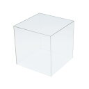 ★ポイント最大16倍★【在庫品は翌営業日発送】-ato5967-0469 透明アクリルボックス5面体 W300×D300×H300 1ケ 59670469 クル...