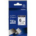 ★ポイント最大16倍★【在庫品は翌営業日発送】-ato6120-6380 ピータッチ用TZeテープカセット 白に黒文字6ミリ幅 1ケ 61206380 ブラザー...