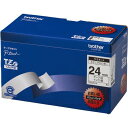 ★合計¥3,980以上で送料無料★【在庫品は翌営業日発送】-ato6120-6656 ピータッチ用TZeテープカセット 白に黒文字24ミリ幅 5本パック 1ケ 61206656 ブラザー TZE-251V -【@オフィス】