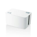 ★ポイント最大16倍★【在庫品は翌営業日発送】-ato6120-8131 OAタップ収納ボックス 4個口用 1ケ 61208131 エレコム EKC-BOX002WH -【@オフィス】