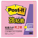 ★ポイント最大16倍★【在庫品は翌営業日発送】-ato6124-8960 ポスト・イット強粘着ノート 75×75mm 90枚 トロピカルピンク 1ケ 61248...