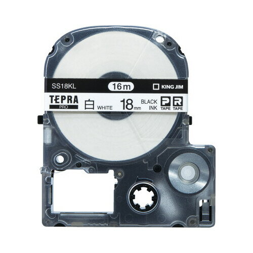 ★ポイント最大16倍★【在庫品は翌営業日発送】-ato6127-5126 テプラPROテープカートリッジ 5個入り 白に黒文字 18mm幅×16m 1ケ 612...