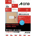 ★合計¥3,980以上で送料無料★【在庫品は翌営業日発送】-ato6129-8910 プリンタ兼用ラベルシール マット紙 6面 四辺余白付 角丸 22枚 1ケ 61298910 エーワン 72206 -【@オフィス】