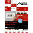 ★合計¥3,980以上で送料無料★【在庫品は翌営業日発送】-ato6129-8972 プリンタ兼用ラベルシール マット紙 30面 四辺余白付角丸 22枚 1ケ 61298972 エーワン 72230 -【@オフィス】