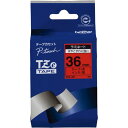 ★合計¥3,980以上で送料無料★【在庫品は翌営業日発送】-ato6130-3379 ピータッチ用TZeテープカセット 赤に黒文字 36ミリ幅 1ケ 61303379 ブラザー TZE-461 -【@オフィス】