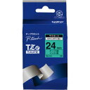 ★合計¥3,980以上で送料無料★【在庫品は翌営業日発送】-ato6130-3393 ピータッチ用TZeテープカセット 緑に黒文字 24ミリ幅 1ケ 61303393 ブラザー TZE-751 -【@オフィス】